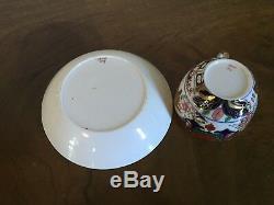 Antique 19th century Spode 967 Imari Porcelain Bute Shape Tea Cup & Saucer 1810