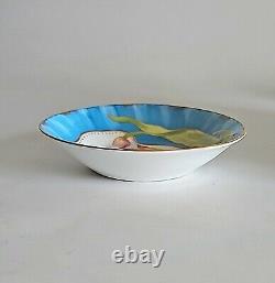 Antique 19thC Art Nouveau Nymphenburg Porcelain Cup & Saucer Floral Design