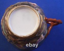 Antique 19thC Doccia Ginori Gilded Scenic Porcelain Cup & Saucer Porzellan Tasse