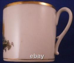 Antique 19thC German Porcelain Scenic Cup & Saucer Porzellan Tasse Germany #2
