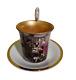 Antique 19thc Kpm Berlin Porcelain Cup & Saucer