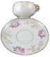 Antique 19thc Russian Porcelain Floral Cup & Saucer Porzellan Tasse Russia
