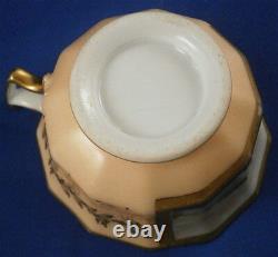 Antique 19thC Thuringia Porcelain Scenic Cup & Saucer Porzellan Tasse German