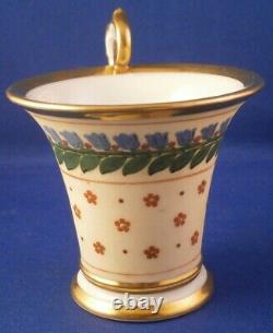 Antique 19thC Vieux Paris French Porcelain Cup & Saucer Porcelaine Tasse France