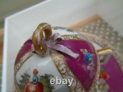 Antique Augustus Rex Dresden Chocolate Covered Cup & Saucer