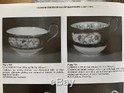 Antique Coalport Cup Saucer Duo English Porcelain C. 1815 Rare 19th Century VGC