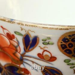 Antique Derby Imari Style Porcelain Tea Cup & Saucer, 18th Century (b)