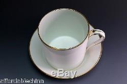 Antique Dore A Sevres Porcelain Monogrammed Mug / Cup Saucer