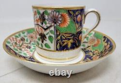 Antique Early Spode English Imari Pattern #1839 Porcelain Cup & Saucer c. 1810