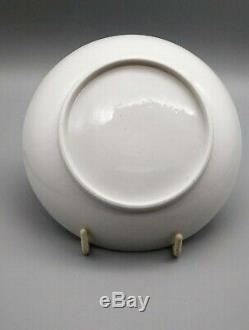 Antique English Porcelain Flight & Barr Worcester Trio Coffee Can Tea Cup Saucer