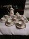 Antique Furstenberg German Porcelain Tea Set 18 Pieces Mark 1867 & Later