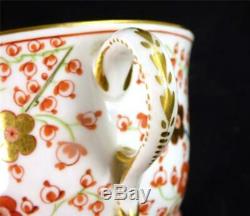 Antique Georgian Derby Porcelain Breakfast Cup & Saucer Kakiemon Imari