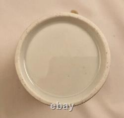 Antique German Topographical Cup & Saucer, Biedermeier Period