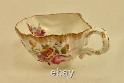 Antique Hammersley Tea Cup, Saucer & Dessert Plate, Shell Shaped