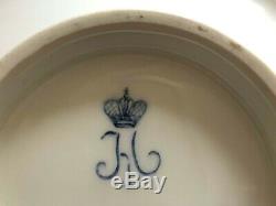 Antique Imperial Russian Porcelain Cabinet Cup and Saucer (Nikolas l)