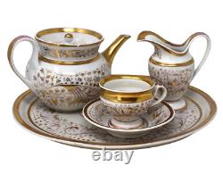 Antique KPM Berlin porcelain tea set circa 1840