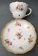 Antique Meissen Cup & Saucer 1st Factory Class Flowers Bugs And Insetcs 19. Ct