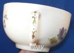 Antique Mid 18thC Meissen Porcelain Teniers Scene Cup & Saucer Porzellan Tasse