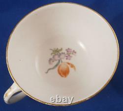 Antique Mid 18thC Meissen Porcelain Teniers Scene Cup & Saucer Porzellan Tasse