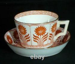 Antique Minton Aesthetic Porcelain Floral Cup & Saucer