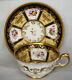 Antique Ornate Nantgarw Porcelain Gold Floral Tea Cup Cobalt Blue Hp Dresden