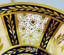 Antique Paragon Gold Gilt Lined Coffee Cup Can & Saucer Porcelain Queen Mary