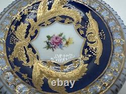 Antique Porcelain Cup and Saucer Hand Painted Made in Germany Read Desc chip