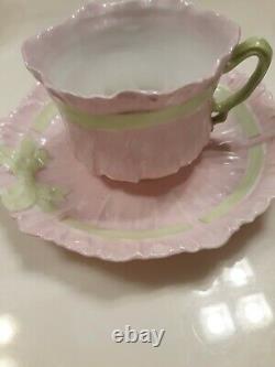 Antique RS Germany Porcelain Tea Cup & Saucer Hand Painted
