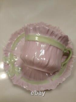 Antique RS Germany Porcelain Tea Cup & Saucer Hand Painted