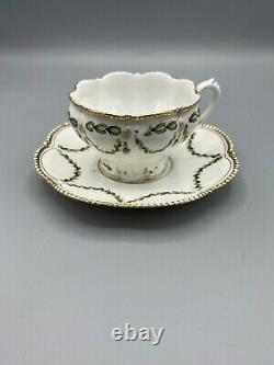 Antique Rare RS Prussia Red Mark Cup & Saucer Set, 3 1/4 D x 2 1/4 High (Cup)