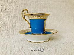 Antique & Rare Sevres French Porcelain Cup/Saucer Portrait Letizia Bonaparte