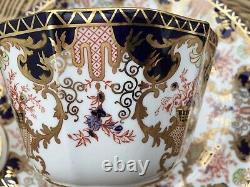 Antique Royal Crown Derby IMARI Tea Set X 15 Pieces Cups Saucers Plates Etc