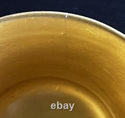 Antique Royal Vienna Tea Cup and Saucer Heavy Gold 2 Extra Plates AS IS