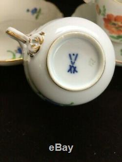 Antique porcelain coffee cup&saucer MEISSEN
