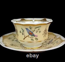 Antique russian Popov porcelain Cup And Saucer