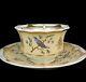 Antique Russian Popov Porcelain Cup And Saucer