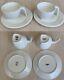 Arabia + Iittala Ego Coffee Cup & Saucer 1set Each Porcelain Wht Made In Finland