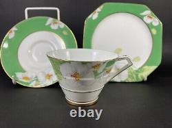 Art Deco Paragon Iceland Poppy Cup, Saucer & Plate Trio. HM Queen