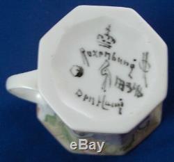 Art Nouveau Rozenburg Porcelain Earthenware Cup & Saucer Porselein Tasse Beker