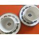 Auth. Hermes Chaine D'ancre Cup And Saucer 2 Pair Platinum Blue Hermes