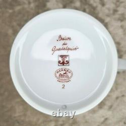 Authentic Hermes Paris Porcelain Mug Balcon du Guadalquivir withCase&Papers(NEW)