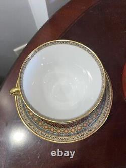 Authentic LUXURY HERMES PORCELAIN Tea Cup & Saucer No. 1 CHEVAL d'ORIENT PRISTINE