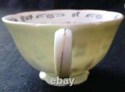 Aynsley Saucer & Fairylite Foreign Divination Fortune Telling Cup of Knowledge