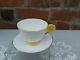 Aynsley Flower Handle Cup And Mismatch Saucer
