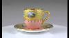 Beautiful English Porcelain Demitasse Cup U0026 Saucer By Coalport 53200 Cup U0026 Saucer