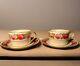 Bernardaud Limoges Ancienne Manufacture-rare-rose De Paris- Pair Of Cup & Saucer