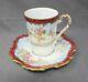 Blakeman & Henderson Chocolate Cup & Saucer Porcelain Coiffe Blank C. 1900