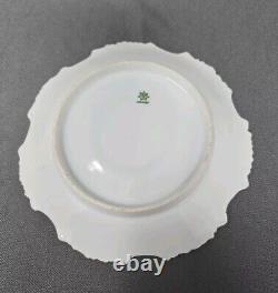 Blakeman & Henderson Chocolate Cup & Saucer Porcelain Coiffe Blank C. 1900