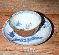 Blue White Nanking Cargo Batavian Porcelain Cup Saucer Shipwreck Christies China