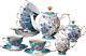 Bone China Coffee Tea Sets, 21-piece Porcelain Tea Cup Set, Tea Cup And Saucer S